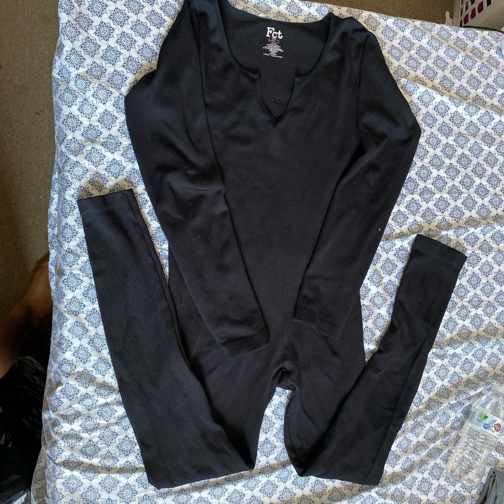 Stretchy black body suit
